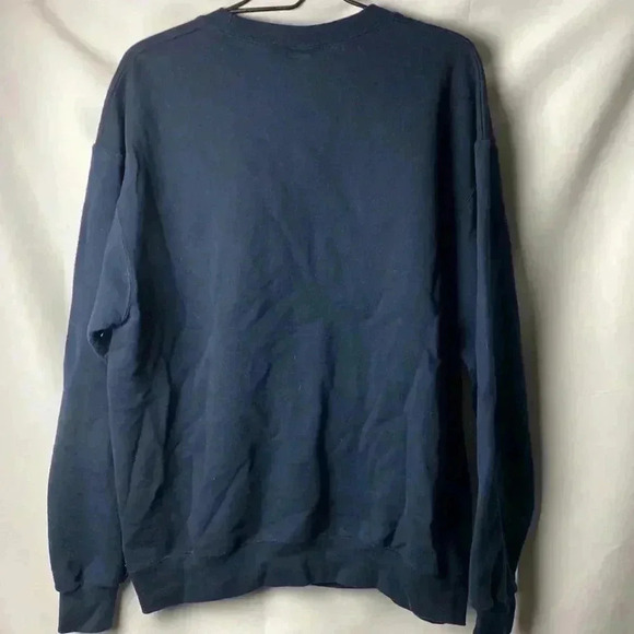 CHAMPION ECO FLEECE MENS SIZE LARGE NAVY SWEATSHIRT LIBERTY CHRISTMAS DESIGN - Picture 7 of 12